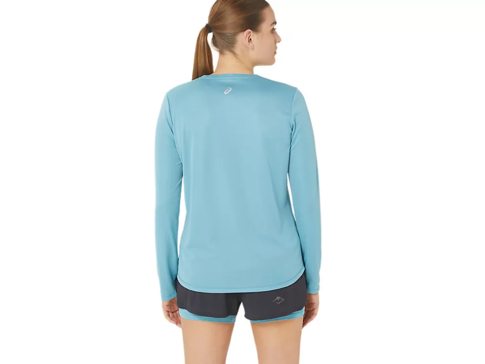 Cheap ASICS FUJITRAIL LOGO LONG SLEEVE TOP Gris Blue