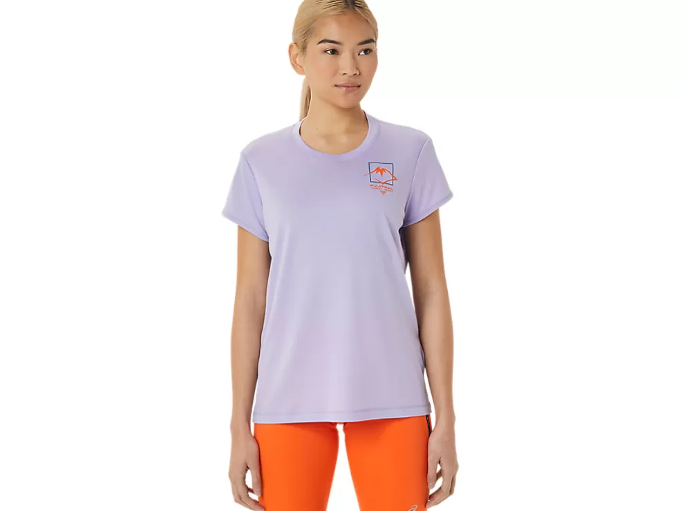 Outlet ASICS FUJITRAIL LOGO SHORT SLEEVE TOP Vapor