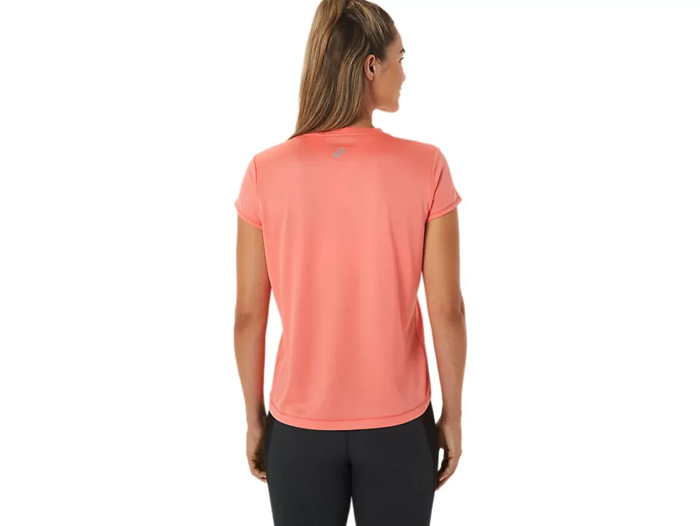 Flash Sale ASICS FUJITRAIL LOGO SHORT SLEEVE TOP Papaya