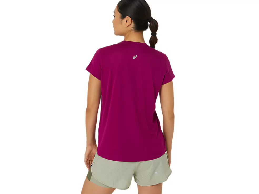 Sale ASICS FUJITRAIL LOGO SHORT SLEEVE TOP Blackberry