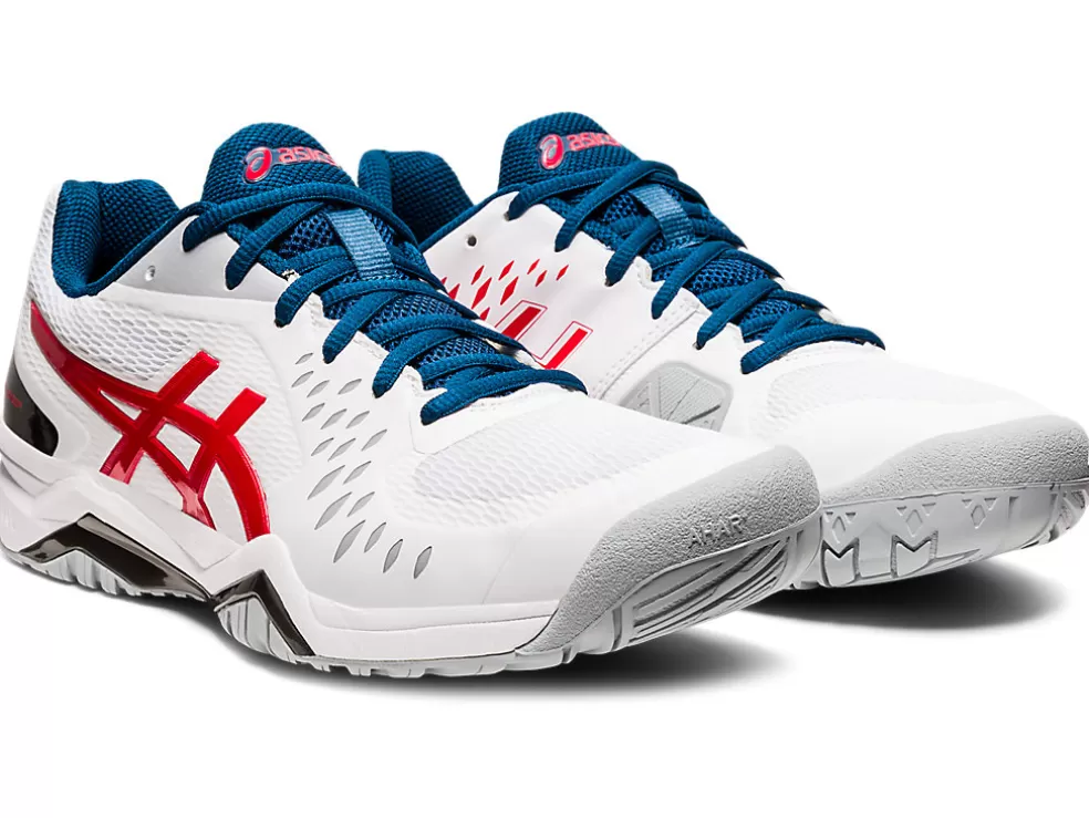 Discount ASICS GEL-Challenger 12 White/Classic Red