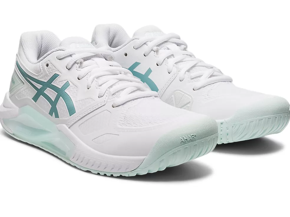 Cheap ASICS GEL-CHALLENGER 13 White/Smoke Blue