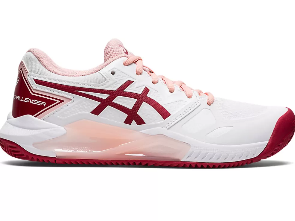 Fashion ASICS GEL-CHALLENGER 13 CLAY White/Cranberry