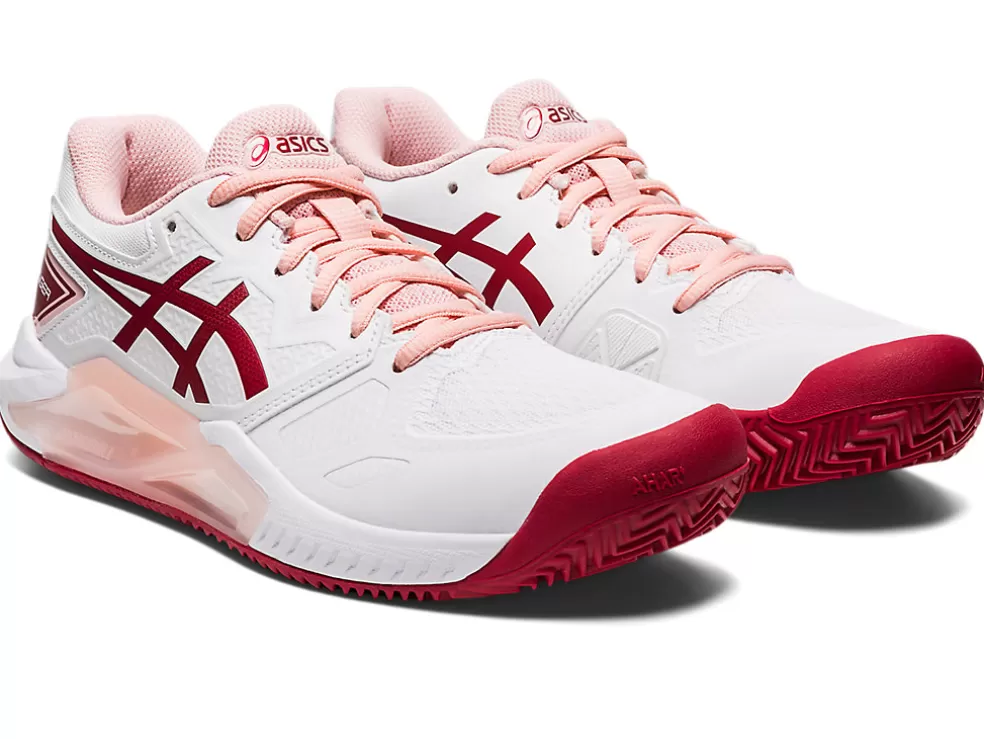 Fashion ASICS GEL-CHALLENGER 13 CLAY White/Cranberry