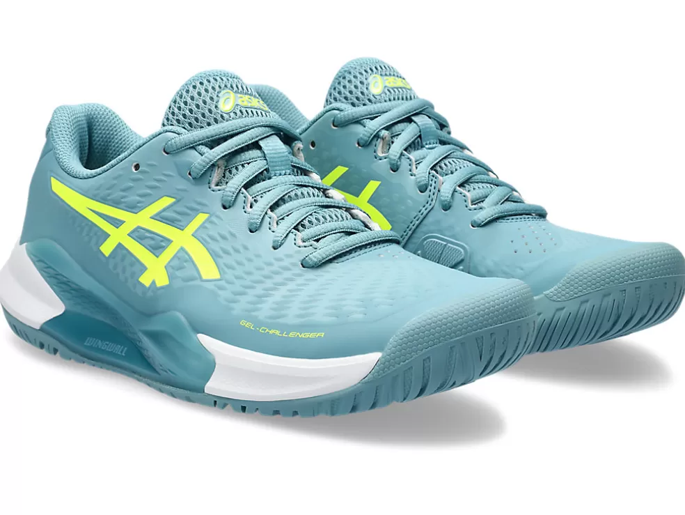 Fashion ASICS GEL-CHALLENGER 14 Gris Blue/Safety Yellow