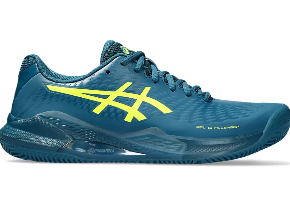 Cheap ASICS GEL-CHALLENGER 14 CLAY Restful Teal/Safety Yellow