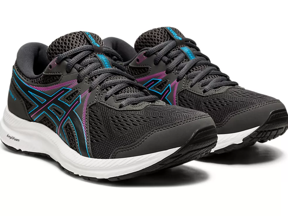 Discount ASICS GEL-CONTEND 7 Graphite Grey/Digital Aqua