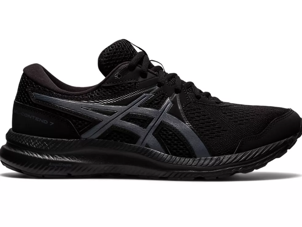 Cheap ASICS GEL-CONTEND 7 EXTRA WIDE Black/Carrier Grey