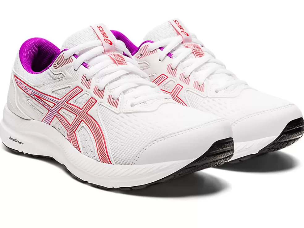 Online ASICS GEL-CONTEND 8 White/Red Alert