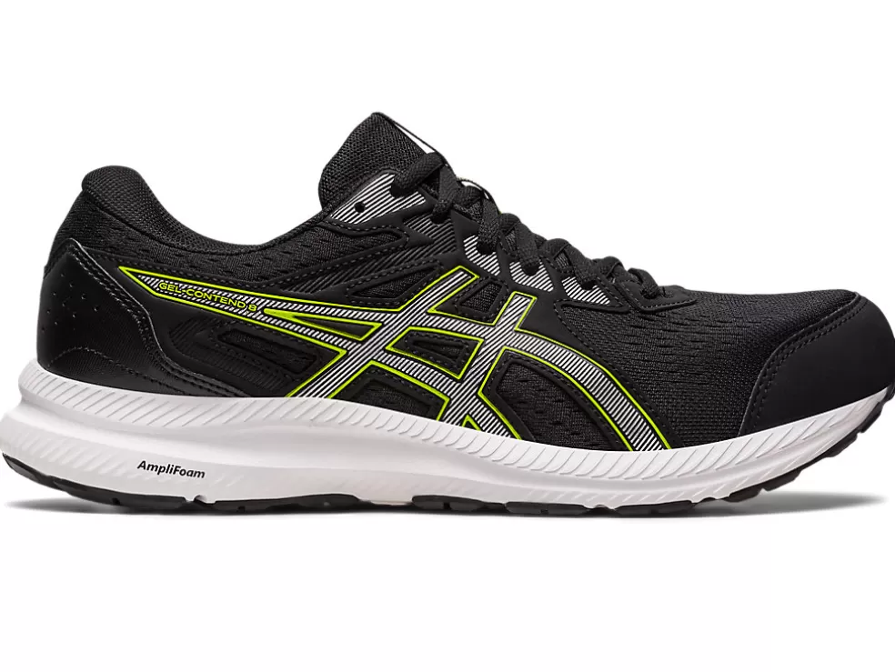 Clearance ASICS GEL-CONTEND 8 Black/Pure Silver