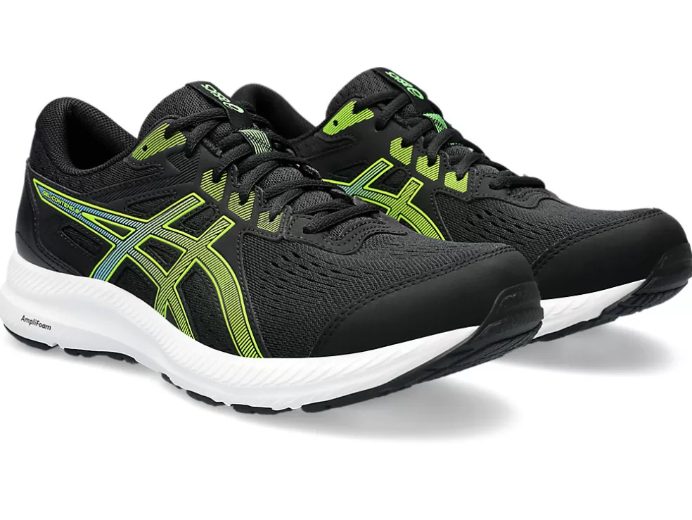 Cheap ASICS GEL-CONTEND 8 Black/Electric Lime