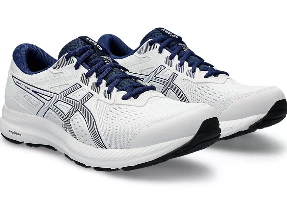 Online ASICS GEL-CONTEND 8 White/Blue Expanse