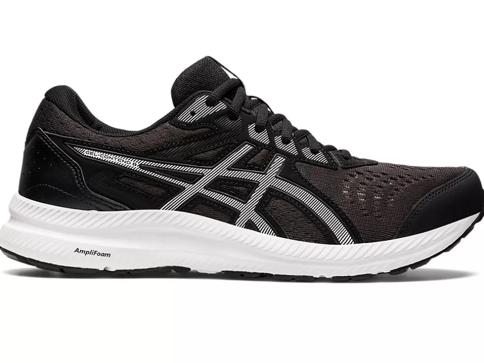 Fashion ASICS GEL-CONTEND 8 EXTRA WIDE Black/White