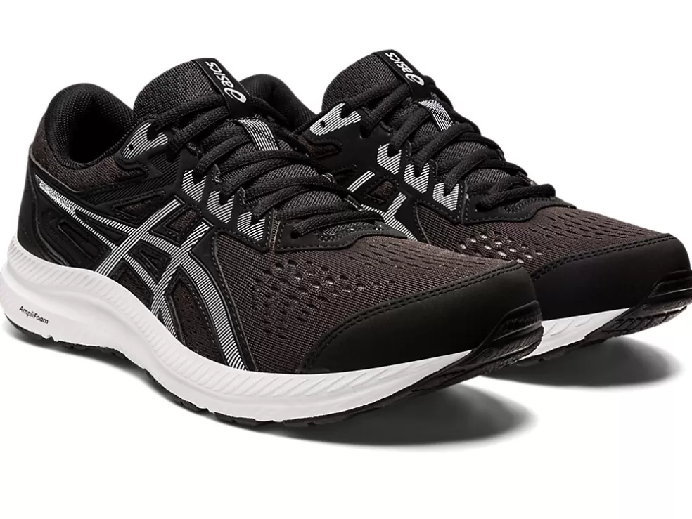 Fashion ASICS GEL-CONTEND 8 EXTRA WIDE Black/White