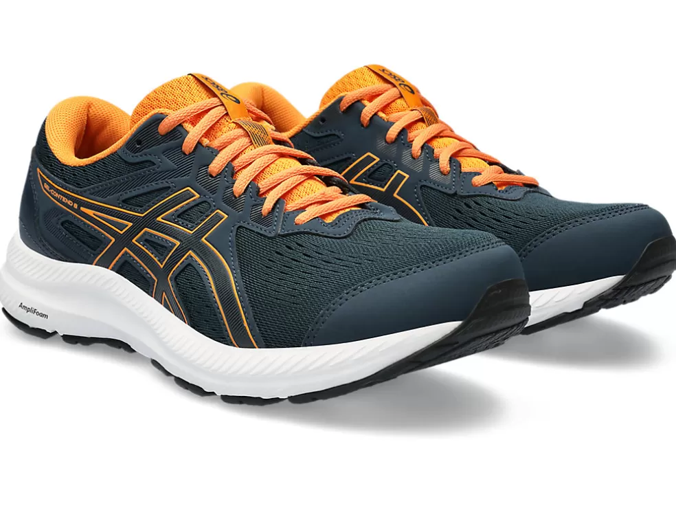 Sale ASICS GEL-CONTEND 8 EXTRA WIDE French Blue/Bright Orange