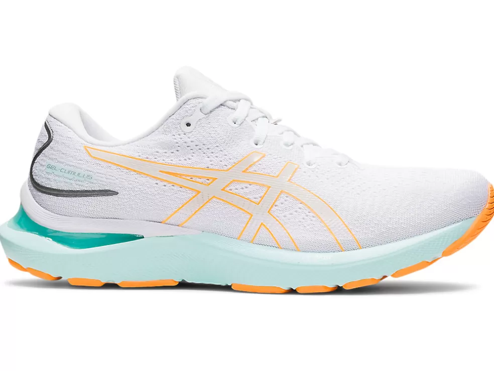 Shop ASICS GEL-CUMULUS 24 White/Orange Pop