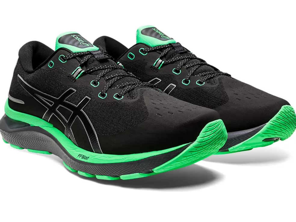 Clearance ASICS GEL-CUMULUS 24 LITE-SHOW Black/New Leaf