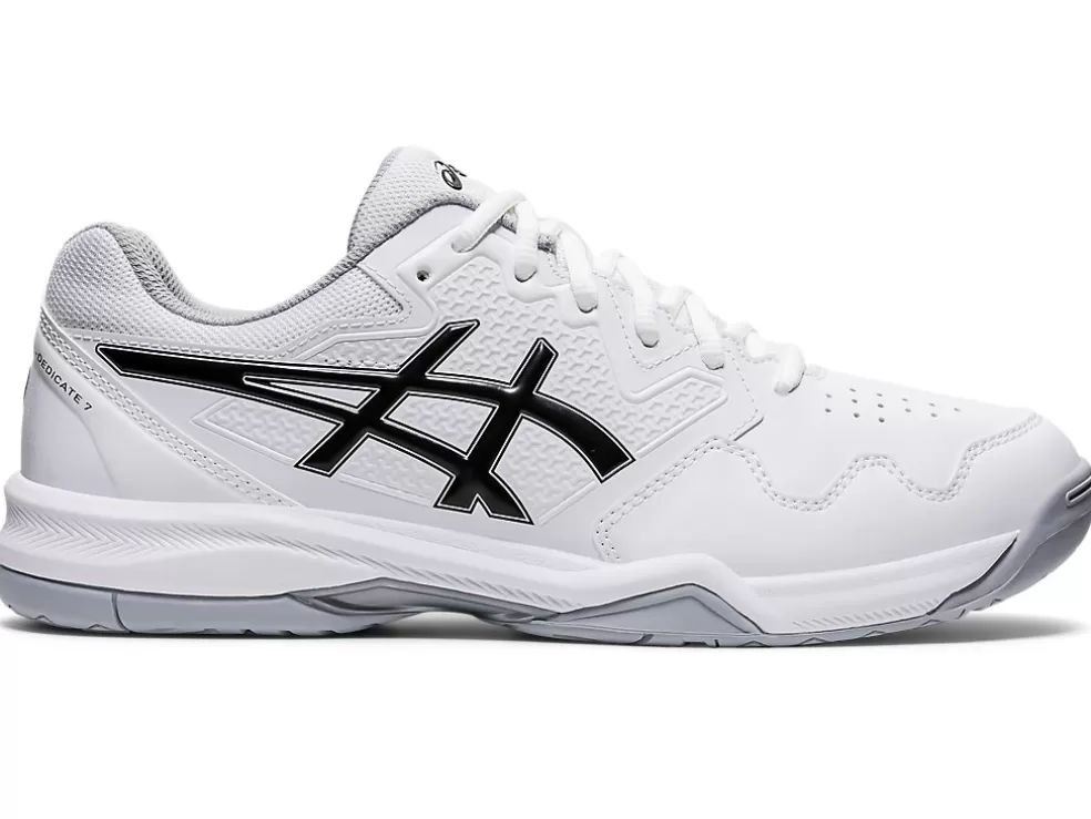 Shop ASICS GEL-DEDICATE 7 White/Black