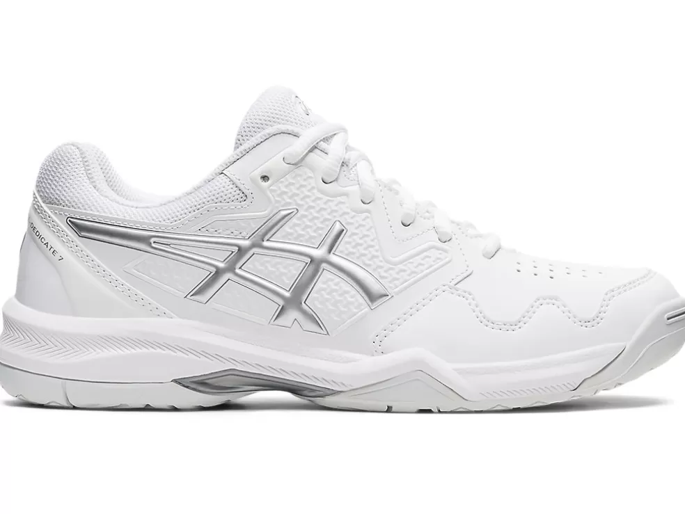 Cheap ASICS GEL-DEDICATE 7 White/Pure Silver