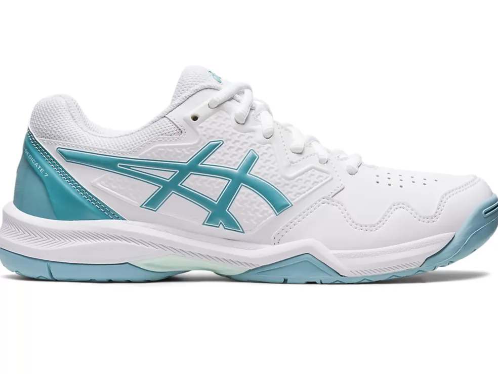 Discount ASICS GEL-DEDICATE 7 White/Smoke Blue