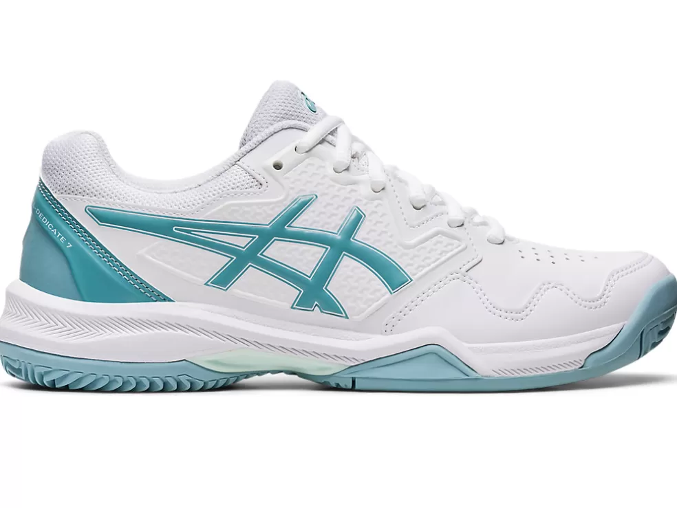 Best ASICS GEL-DEDICATE 7 CLAY White/Smoke Blue