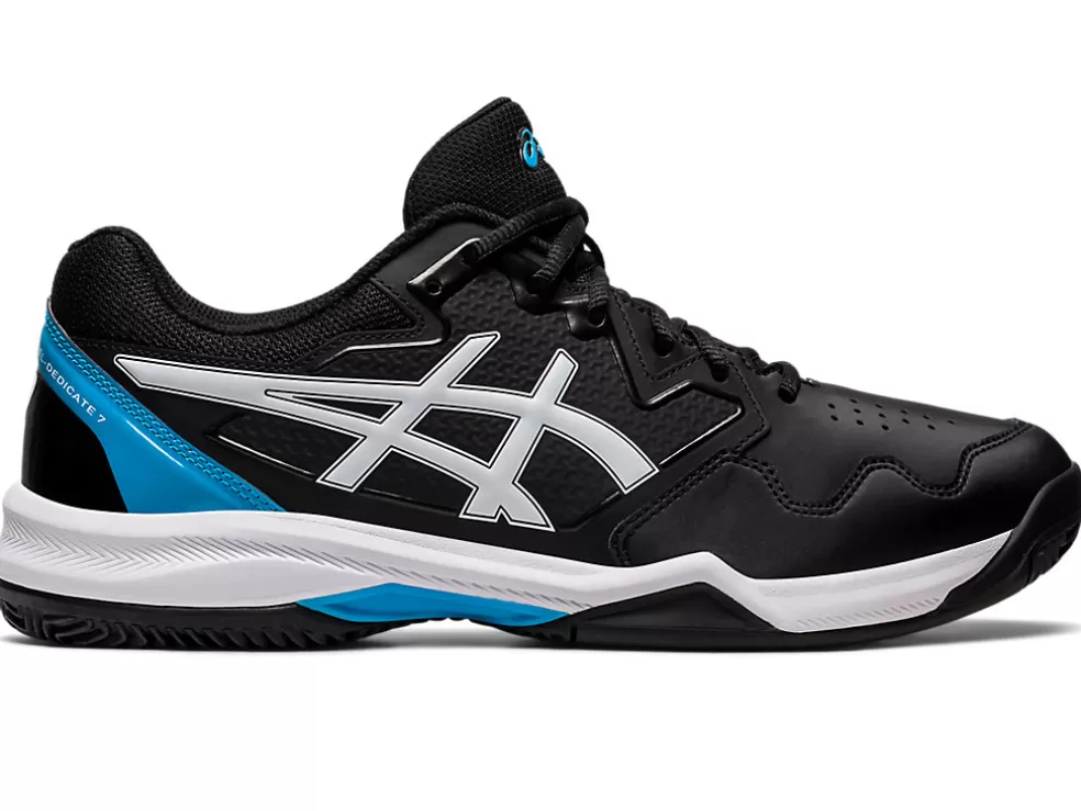 Clearance ASICS GEL-DEDICATE 7 CLAY Black/Island Blue