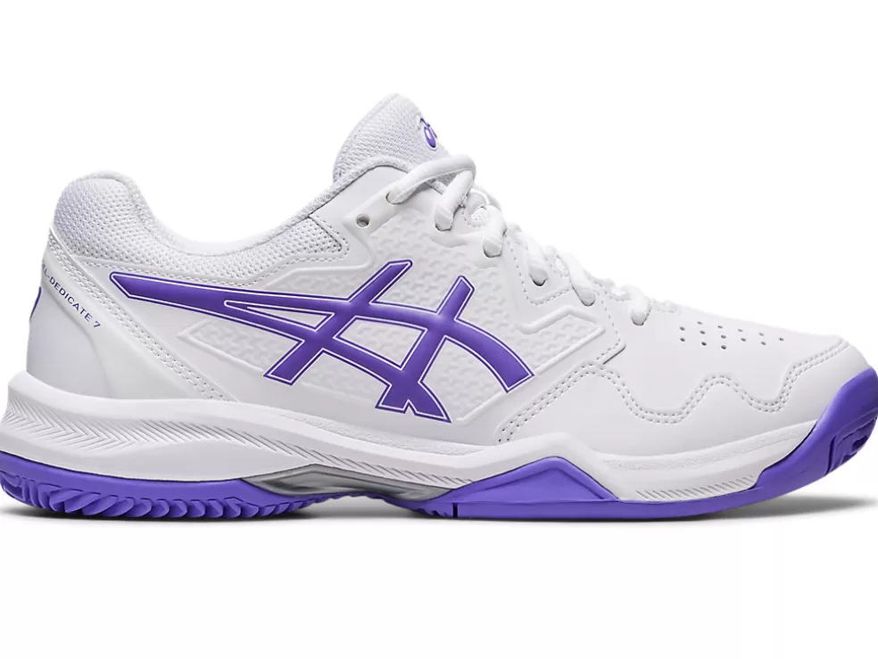 New ASICS GEL-DEDICATE 7 CLAY White/Amethyst