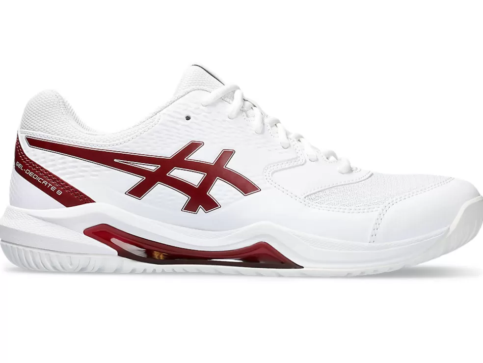 Hot ASICS GEL-DEDICATE 8 White/Antique Red