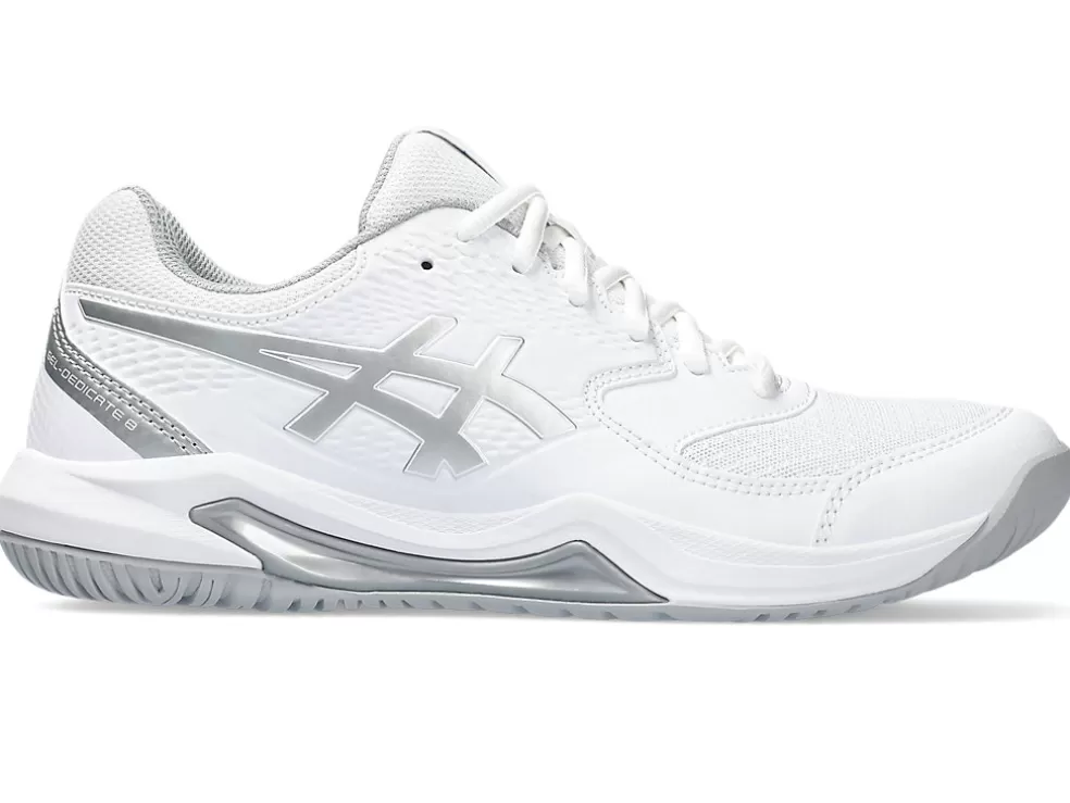 Fashion ASICS GEL-DEDICATE 8 White/Pure Silver