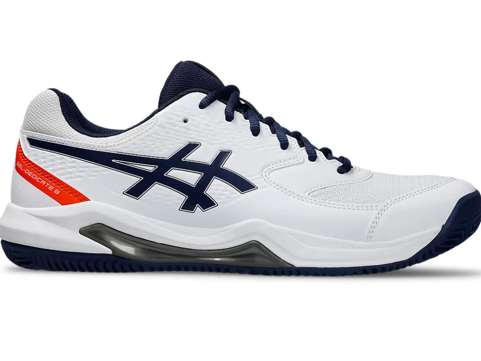 Clearance ASICS GEL-DEDICATE 8 CLAY White/Blue Expanse