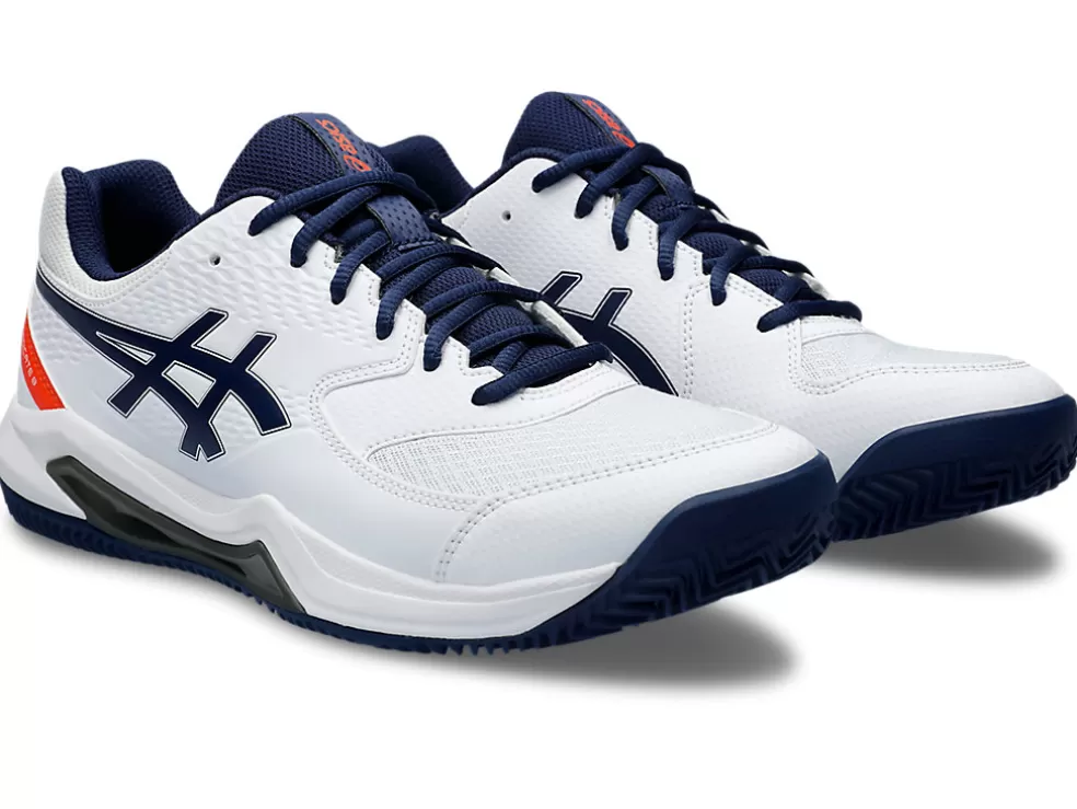 Clearance ASICS GEL-DEDICATE 8 CLAY White/Blue Expanse