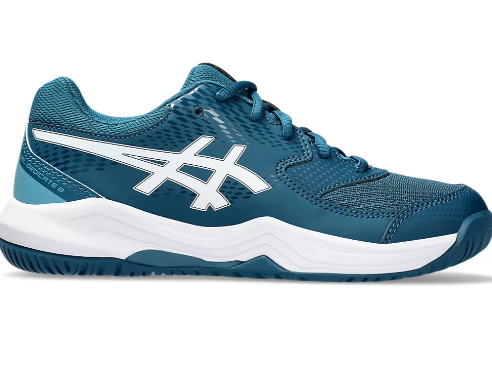 Shop ASICS GEL-DEDICATE 8 GRADE SCHOOL Restful Teal/White