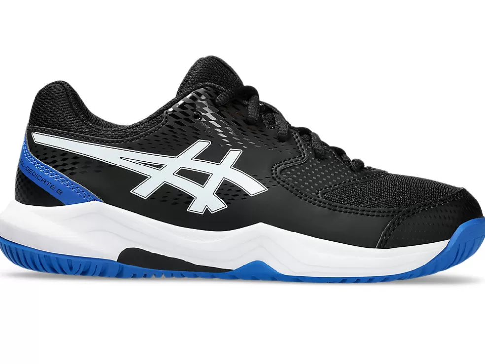 Online ASICS GEL-DEDICATE 8 GRADE SCHOOL Black/Tuna Blue