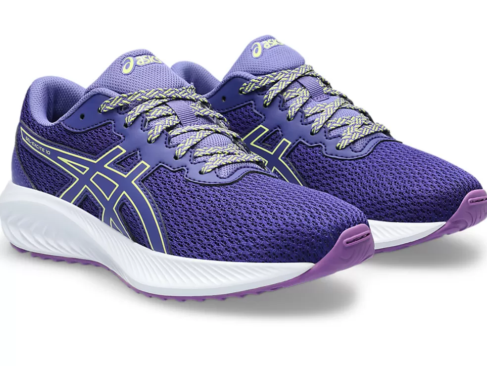 Discount ASICS GEL-EXCITE 10 GRADE SCHOOL Eggplant/Glow Yellow