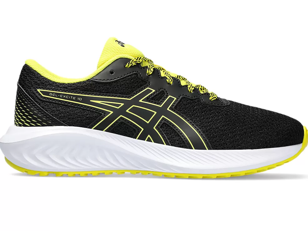 Sale ASICS GEL-EXCITE 10 GRADE SCHOOL Black/Bright Yellow