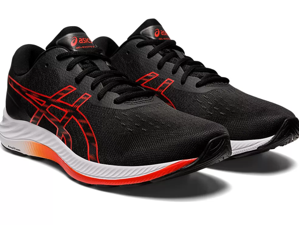 New ASICS GEL-EXCITE 9 Black/Cherry Tomato