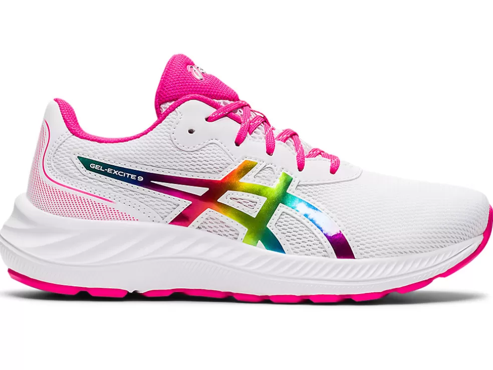 Store ASICS GEL-EXCITE 9 GRADE SCHOOL White/Pink Glo