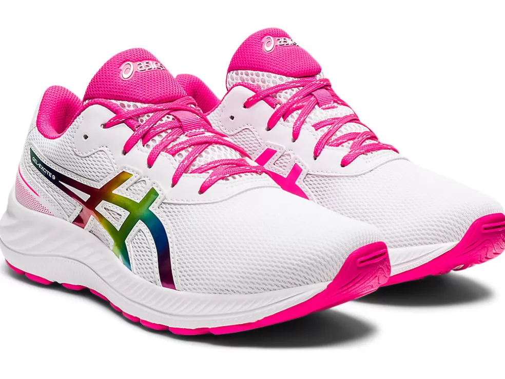 Store ASICS GEL-EXCITE 9 GRADE SCHOOL White/Pink Glo