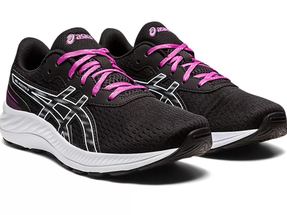 Store ASICS GEL-EXCITE 9 GRADE SCHOOL Black/Soft Sky