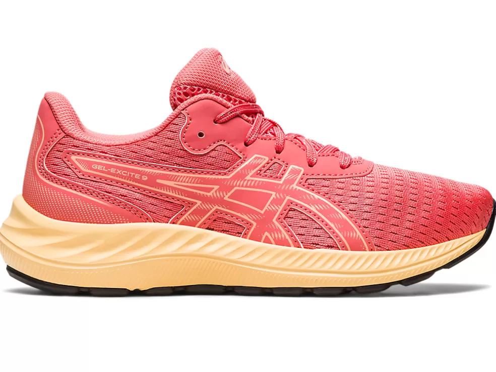 New ASICS GEL-EXCITE 9 GRADE SCHOOL Papaya/Summer Dune