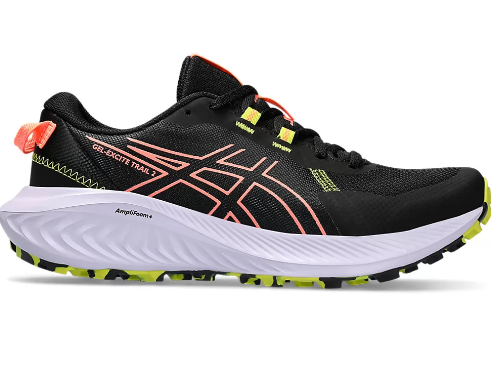 Cheap ASICS GEL-EXCITE TRAIL 2 Black/Sun Coral