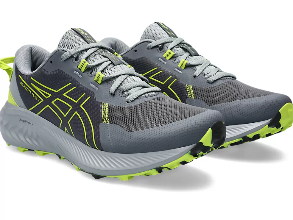 Fashion ASICS GEL-EXCITE TRAIL 2 Carrier Grey/Neon Lime