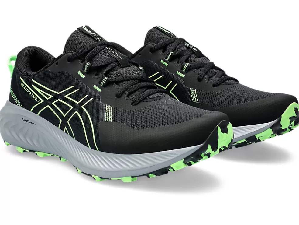 Cheap ASICS GEL-EXCITE TRAIL 2 Black/Illuminate Green