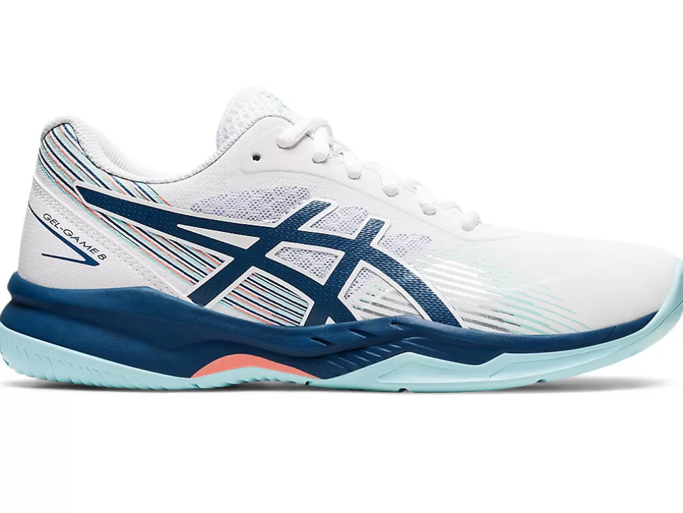 Store ASICS GEL-GAME 8 White/Light Indigo