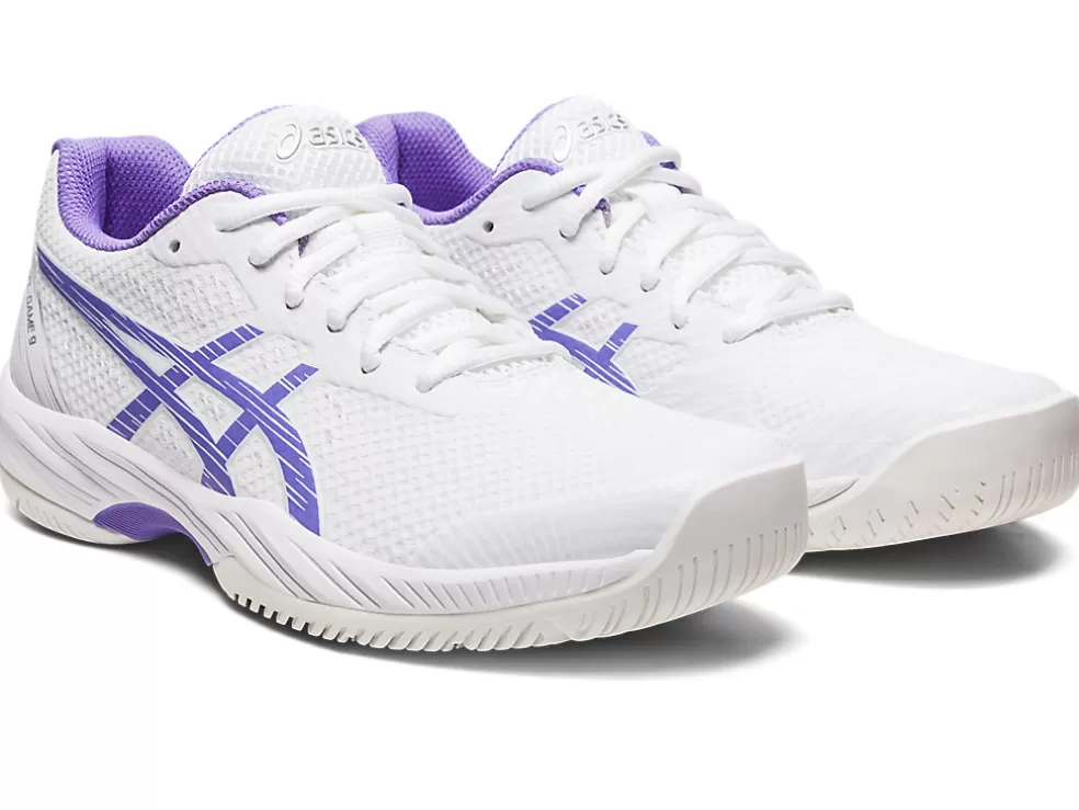 Hot ASICS GEL-GAME 9 White/Amethyst