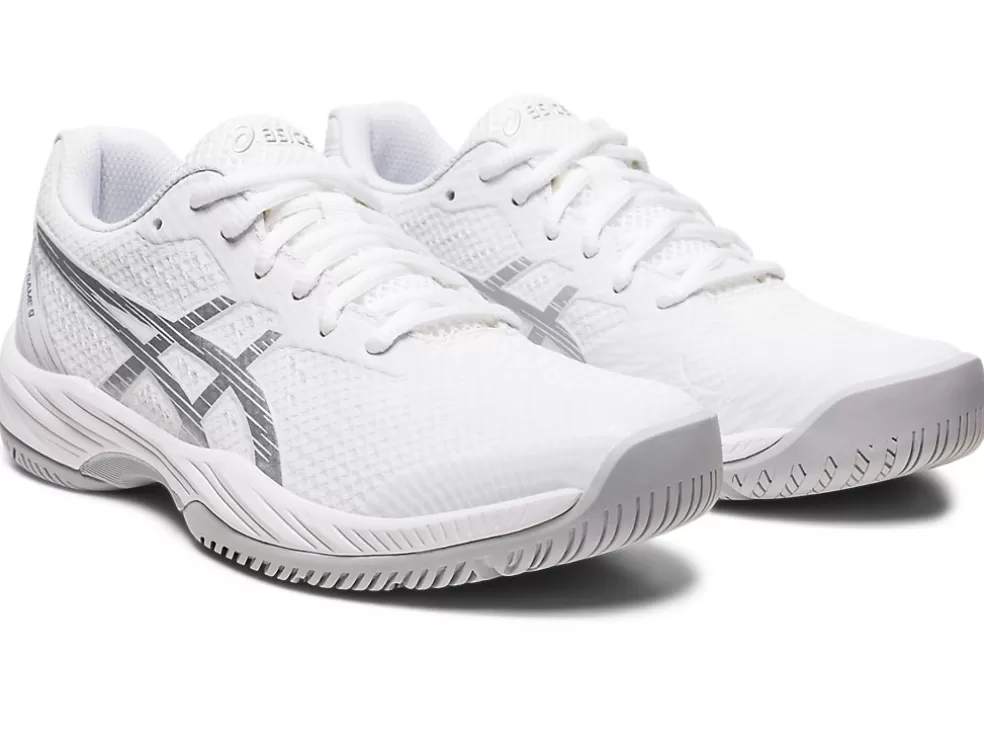 Discount ASICS GEL-GAME 9 White/Pure Silver