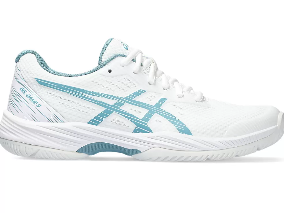 Discount ASICS GEL-GAME 9 White/Gris Blue