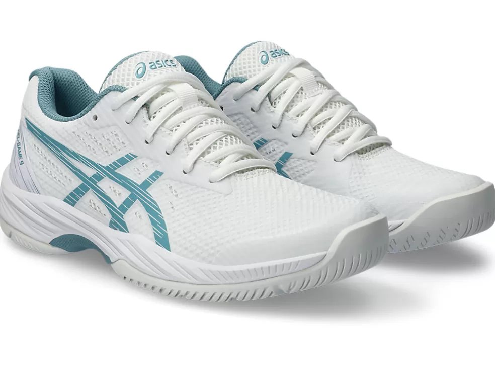 Discount ASICS GEL-GAME 9 White/Gris Blue