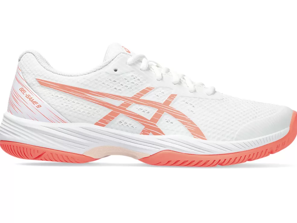 Flash Sale ASICS GEL-GAME 9 White/Sun Coral