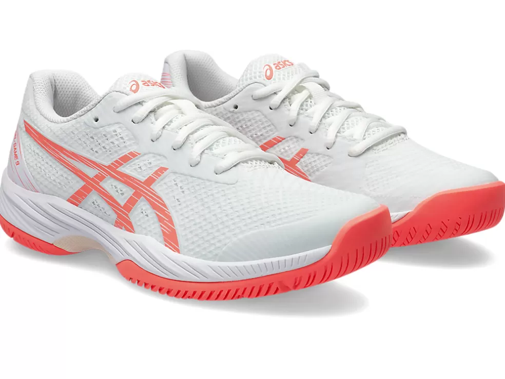 Flash Sale ASICS GEL-GAME 9 White/Sun Coral